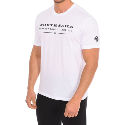 Textiel Heren T-shirts korte mouwen North Sails 9024020-101 Wit