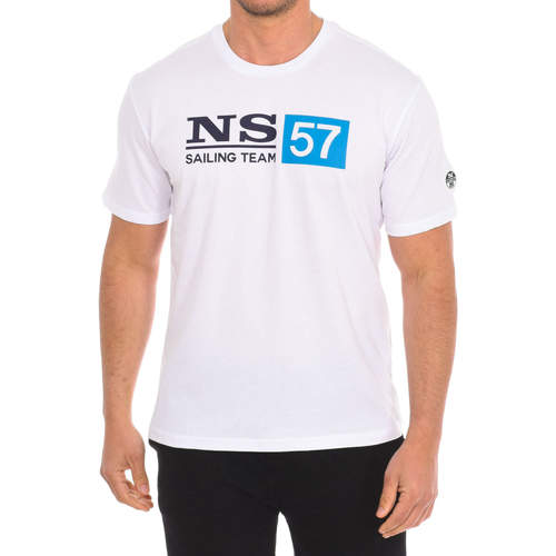 Textiel Heren T-shirts korte mouwen North Sails 9024050-101 Wit