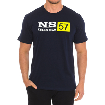 Textiel Heren T-shirts korte mouwen North Sails 9024050-800 Marine