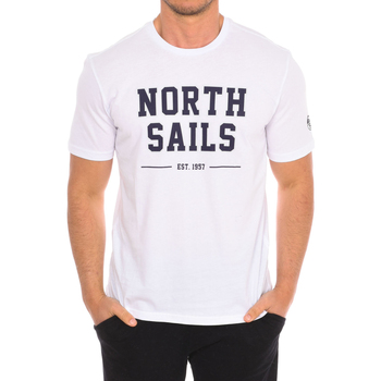 Textiel Heren T-shirts korte mouwen North Sails 9024060-101 Wit