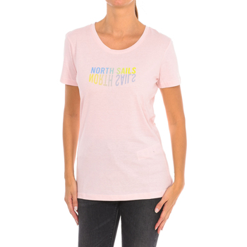 Textiel Dames T-shirts korte mouwen North Sails 9024290-158 Roze