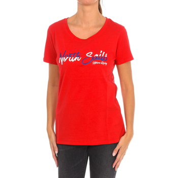 Textiel Dames T-shirts korte mouwen North Sails 9024310-230 Rood