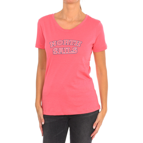 Textiel Dames T-shirts korte mouwen North Sails 9024320-158 Roze
