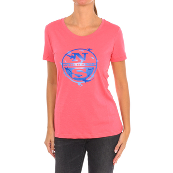 Textiel Dames T-shirts korte mouwen North Sails 9024340-158 Roze