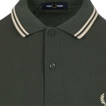 Fred Perry Fp Twin Tipped Fred Perry Shirt Groen