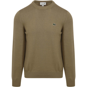 Lacoste Sweater Pullover Groen Beige