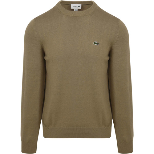 Textiel Heren Sweaters / Sweatshirts Lacoste Pullover Groen Beige Groen
