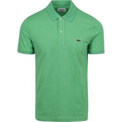 Textiel Heren T-shirts & Polo’s Lacoste Poloshirt Pique Mid Groen Groen
