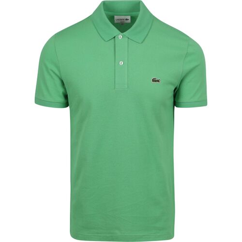 Textiel Heren T-shirts & Polo’s Lacoste Poloshirt Pique Mid Groen Groen