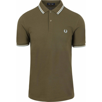 Textiel Heren T-shirts & Polo’s Fred Perry Polo M3600 Donkergroen V25 Groen