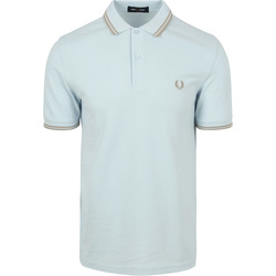 Textiel Heren T-shirts & Polo’s Fred Perry Polo M3600 Lichtblauw V27 Blauw