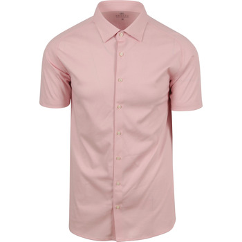 Desoto Overhemd Lange Mouw Short Sleeve Jersey Overhemd Roze