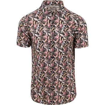 Desoto Overhemd Lange Mouw Short Sleeve Jersey Overhemd Print Multicolour