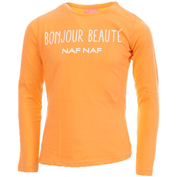 Textiel Meisjes T-shirts & Polo’s Naf Naf  Oranje