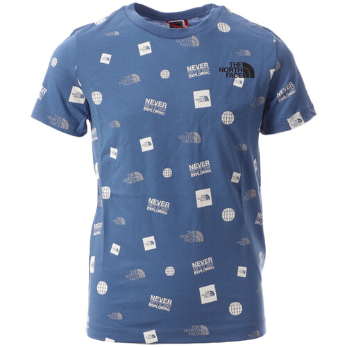 Textiel Jongens T-shirts & Polo’s The North Face  Blauw