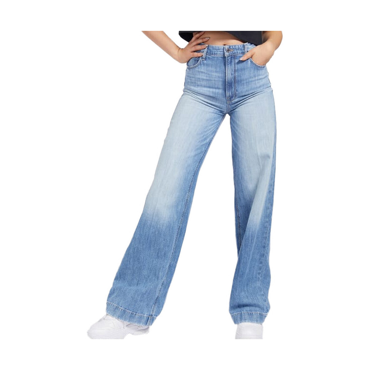 Textiel Dames Jeans Guess  Blauw