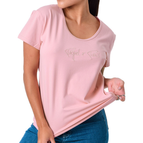 Textiel Dames T-shirts & Polo’s Project X Paris  Roze