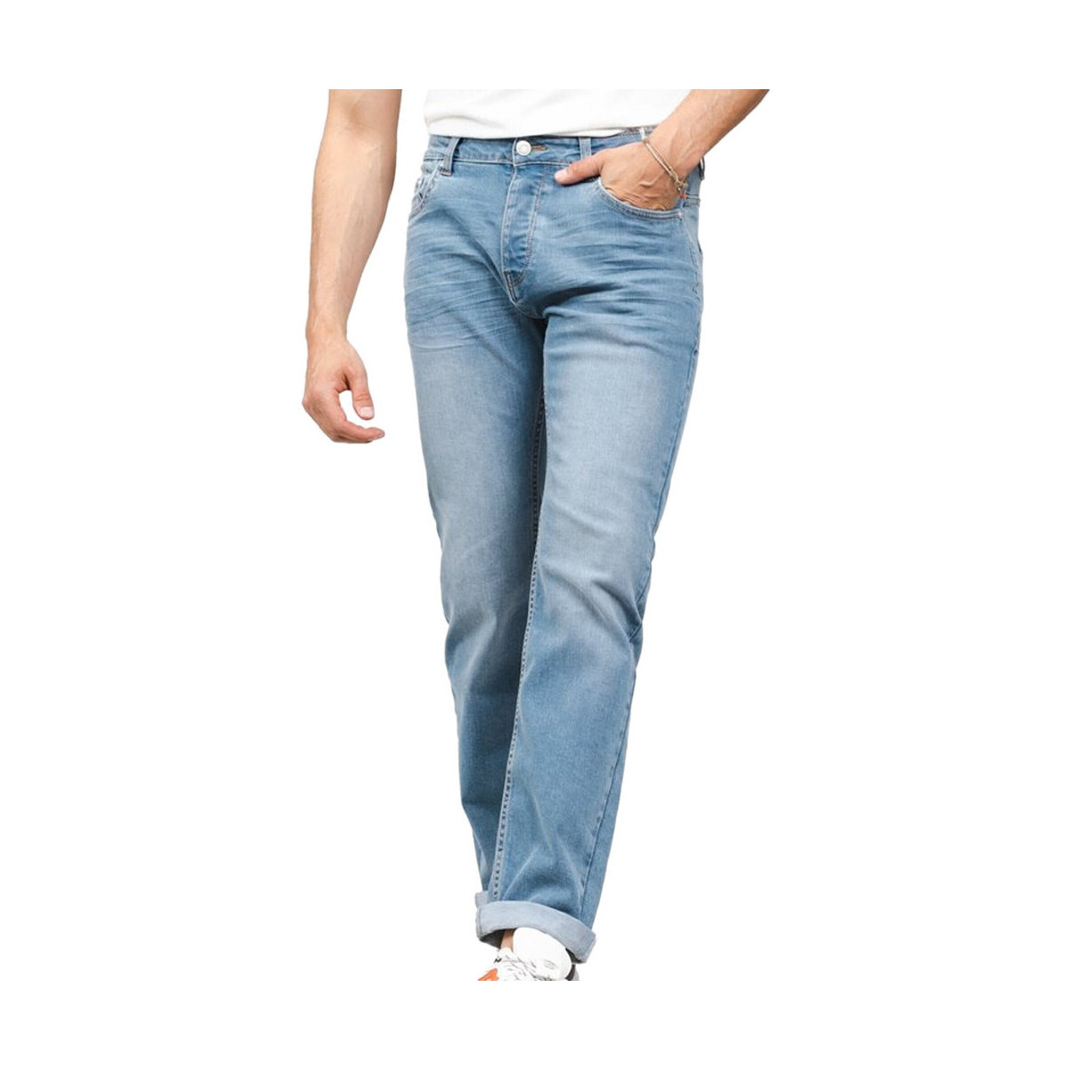 Textiel Heren Straight jeans Deeluxe  Blauw