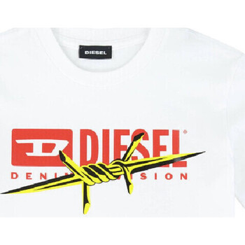 Textiel Jongens T-shirts & Polo’s Diesel  Wit