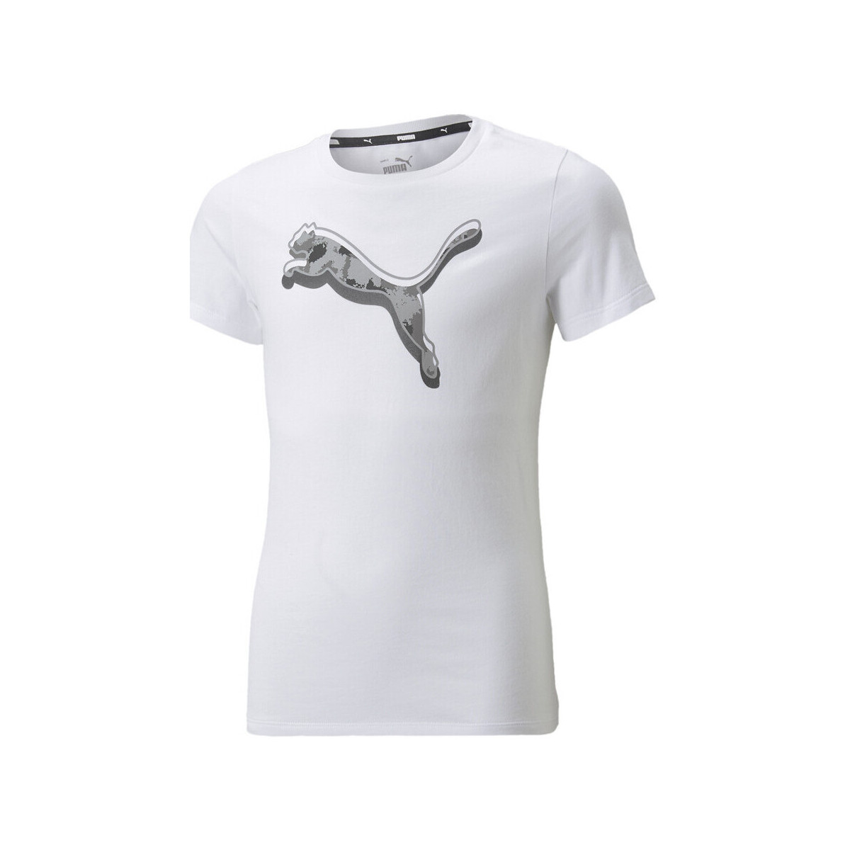 Textiel Meisjes T-shirts & Polo’s Puma  Wit