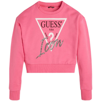 Textiel Meisjes Sweaters / Sweatshirts Guess  Roze