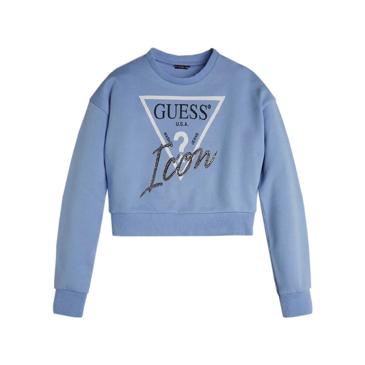 Textiel Meisjes Sweaters / Sweatshirts Guess  Blauw