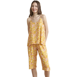 Textiel Dames Pyjama's / nachthemden J&j Brothers JJBEH1001 Geel