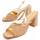 Schoenen Dames Sandalen / Open schoenen Leindia 88465 Bruin