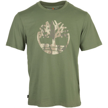 Timberland T-shirt Korte Mouw Camo Tree Logo Short Sleeve