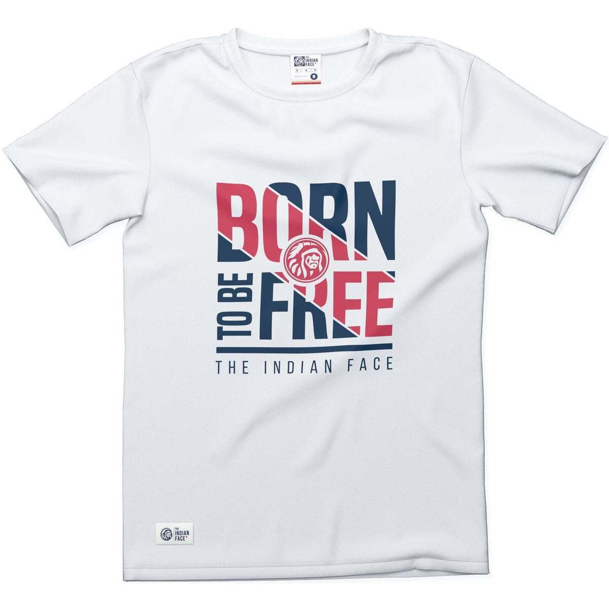 Textiel T-shirts korte mouwen The Indian Face Born to be Free Wit