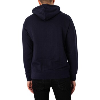Gant Pullover-hoodie met grafisch logo Blauw