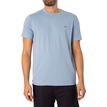 Gant Normaal schild T-shirt Blauw