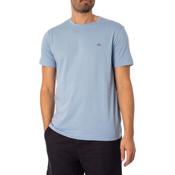 Gant Normaal schild T-shirt Blauw