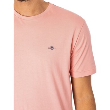 Gant Normaal schild T-shirt Roze