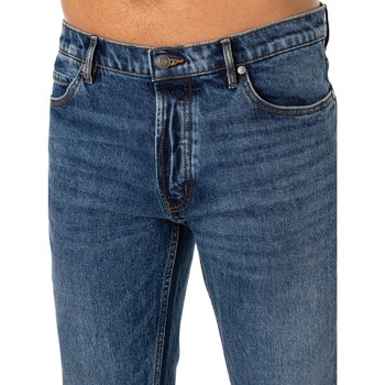 BOSS 634 Toelopende jeans Blauw