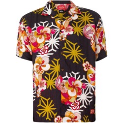 Textiel Heren Overhemden korte mouwen Superdry Hawaiian Resort overhemd met korte mouwen Multicolour