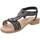 Schoenen Dames Sandalen / Open schoenen Valleverde VV-55401 Zwart