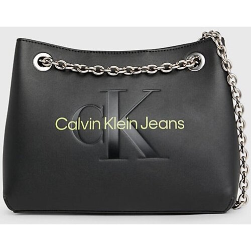 Tassen Dames Handtassen lang hengsel Calvin Klein Jeans K60K607831 Zwart