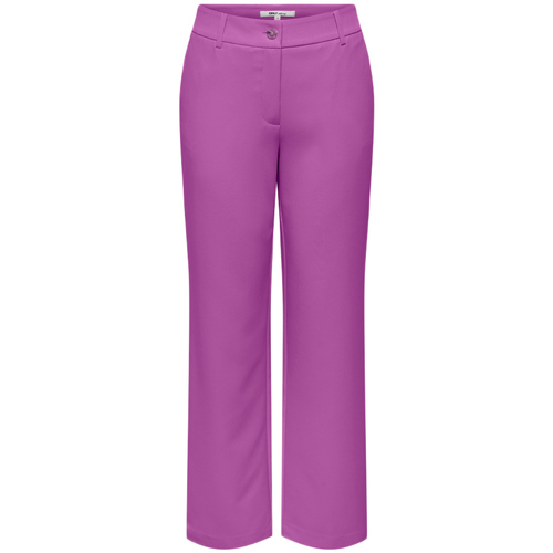 Textiel Dames Broeken / Pantalons Only  Violet