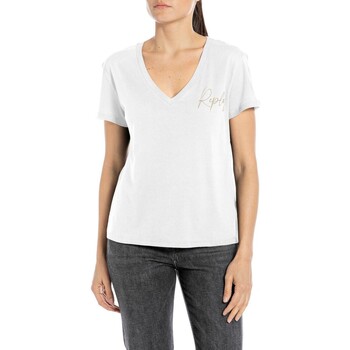 Textiel Dames T-shirts & Polo’s Replay  Multicolour