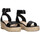 Schoenen Dames Sandalen / Open schoenen Etika 73886 Zwart