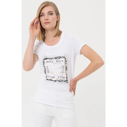 Textiel Dames T-shirts & Polo’s Fracomina FR24ST3004J40110 Kleurloos