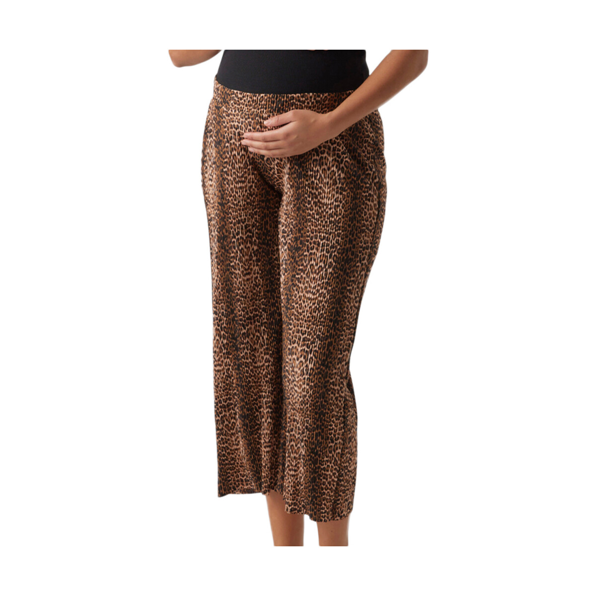Textiel Dames Broeken / Pantalons Mamalicious  Bruin
