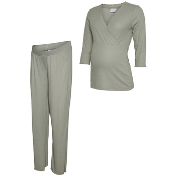 Textiel Dames Pyjama's / nachthemden Mamalicious  Groen