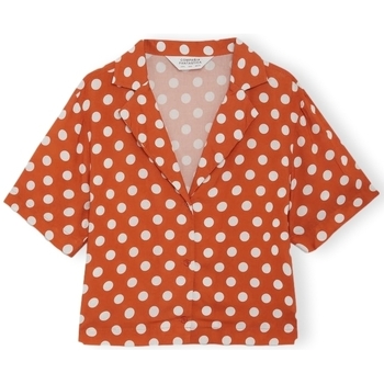 Textiel Dames Tops / Blousjes Compania Fantastica COMPAÑIA FANTÁSTICA Shirt 12122 - Polka Dots Oranje