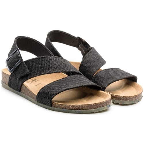 Schoenen Dames Sandalen / Open schoenen Zouri Sea Linen Dark Zwart