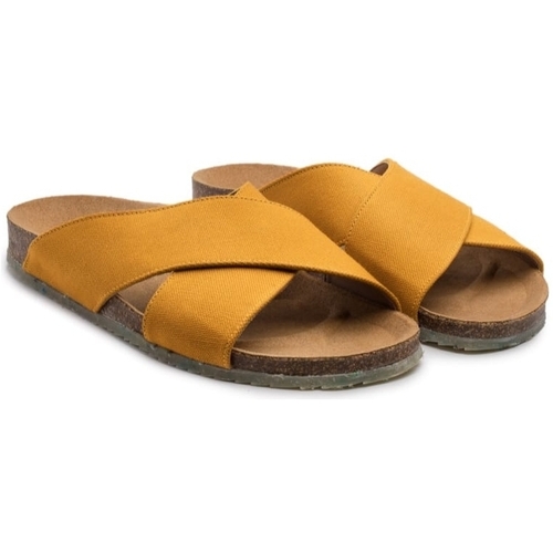 Schoenen Dames Sandalen / Open schoenen Zouri Sun Linen - Mustard Geel