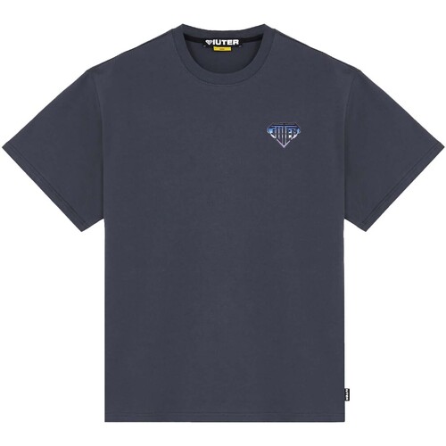 Textiel Heren T-shirts & Polo’s Iuter Metal Logo Tee Grijs