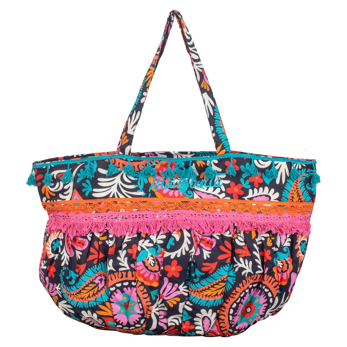 Tassen Dames Handtassen kort hengsel Isla Bonita By Sigris Korte Handgreeptas Multicolour