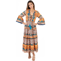 Textiel Dames Lange jurken Isla Bonita By Sigris Jurk Oranje